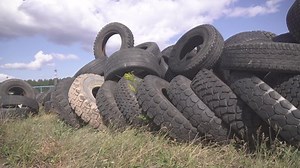 Pile Old Car Tyres Storage Stack Stock Footage Video (100% Royalty-free) 1078515749 | Shutterstock
