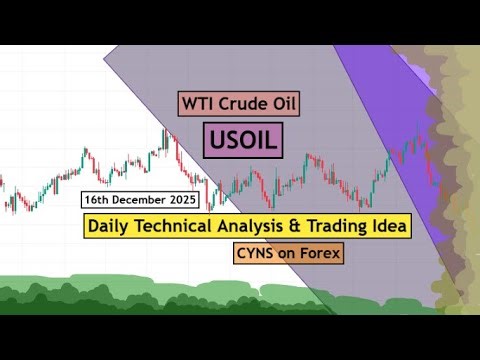 USOIL | WTI Crude Oil Daily Technical Analysis for 16th December 2025 by CYNS on Forex