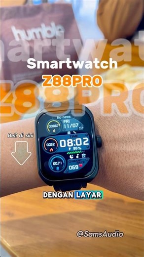 Smartwatch Z88 Pro #reviewer #smartwatch #smartwatchmurahkeren
