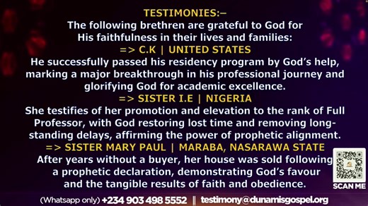 103K views · 6.7K reactions | COMMANDING THE DAY MIDNIGHT PRAYER || TOTAL SALVATION || 25-12-2025 | Dunamis International Gospel Centre | Facebook