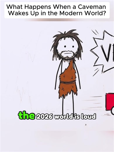 89 3 What Happens When a Caveman Wakes Up in the Modern World #CavemanBrain #ModernLife #PsychologyFacts #AnxietyRelief #EvolutionaryPsychology (1)