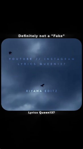 I'm not fake 🫠🤍 #lyrics_queen137