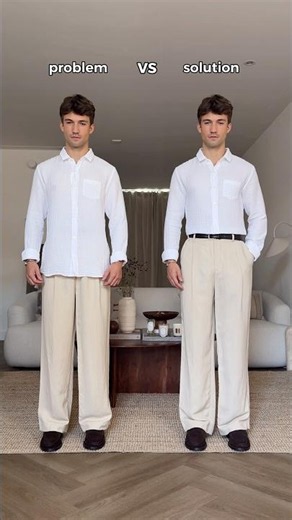 How to tuck-in your shirt 👕 | Would you try this? | Follow for more styling & fashion tips #styling
