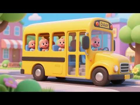 Baby’s Day on the Yellow Bus | Nursery Rhymes & Kids Songs
