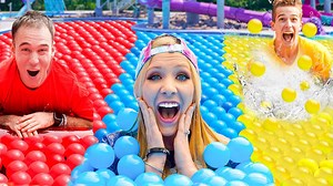 8.8K views · 103 reactions | Extreme ONE COLOR Ball Pit Pool Challenge! | Preston Tv | Facebook