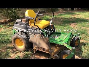 John Deere Z535M PTO Mower Clutch Repair