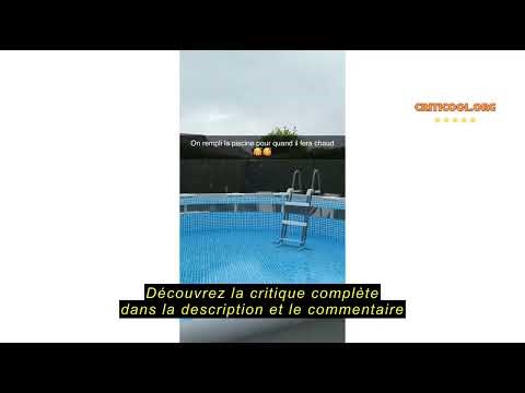 Avis sur la Intex - 26722NP - Kit piscine tubulaire ronde Clearview 4,27 X 1,07m, Gris