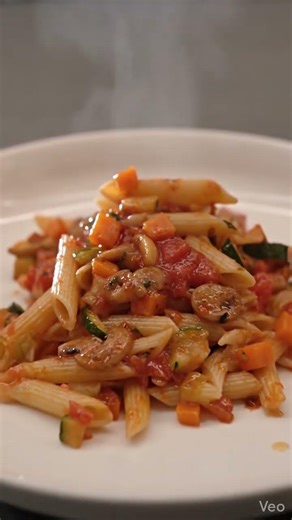 Rustic Garden Penne — The Vegan Comfort Plate