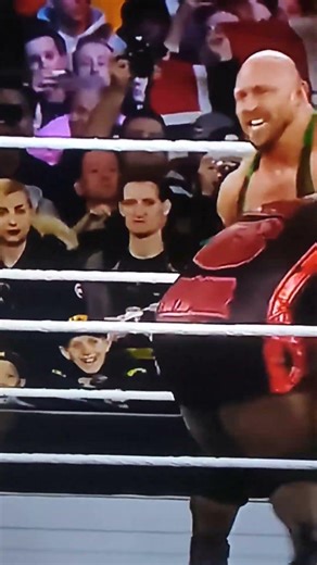 ryback through strongest Shell Shocked on Mark Henry