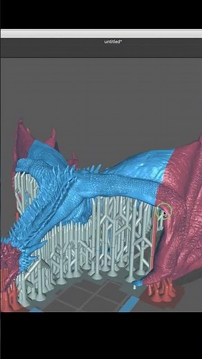 Crear soportes de resina con #chitubox para imprimir filamento en #cura #impresión3d