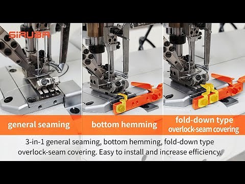 SiRUBA C007L-W122-356/RH/RCH-3M/UTP Interlock Stitch Machine