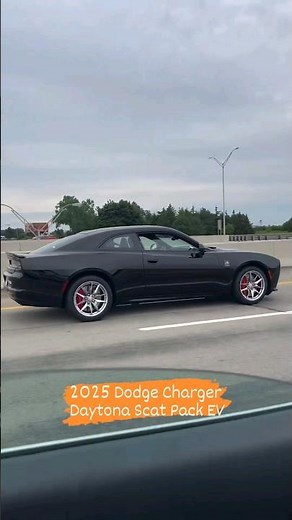 2025 Dodge Charger Daytona Scat Pack on Michigan Highway