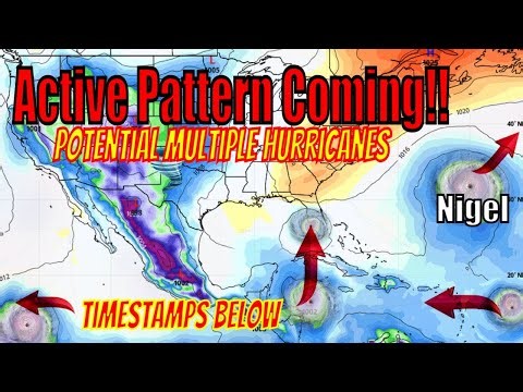 A Very Active Pattern Is Coming! Potentially Multiple Hurricanes! - The WeatherMan Plus