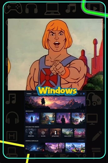 He Man y los Juegos en #linux