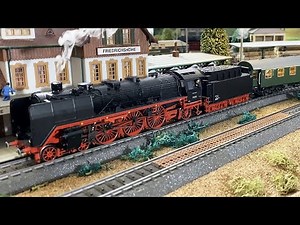 Märklin H0 37949 - Dampflok BR 03 215 - ESU LokSound Umbau Rauch PowerPack + Umbauwagen