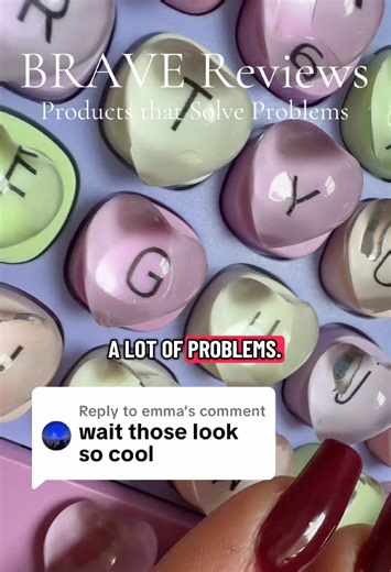 Replying to @emma the most adorable gift for the girl who loves long nails. #BraveReviews #longnailsproblems #valentinesdaygiftideas #deskaccessories #valentinesdaynails