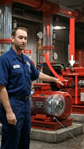 “Fire Fighting Pump System Explained | Water Flow from Tank to Sprinkler (3D Animation)”