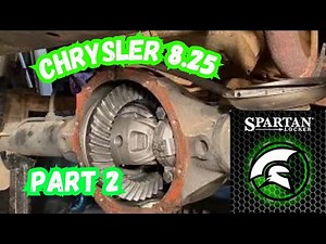 Spartan locker disassemble Chrysler 8.25