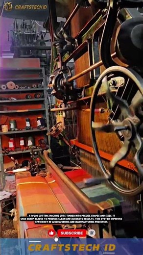 Automatic Weaving Machine – Modern Textile Production Process #industrialmachine #machine