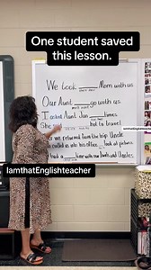 85K views · 906 reactions | One student saved this lesson!! ☺️ #iamthatenglishteacher #englishteacher #teacher #english #grammar #grammarteacher #grammarlesson #msjames | Faceless Marketing | Facebook