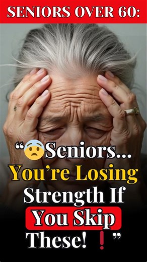 “😨Seniors...You’re Losing Strength If You Skip These! ❗️”