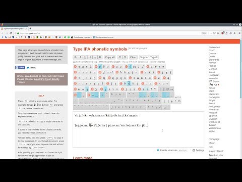 Cómo usar Type IPA para transcribir fonéticamente
