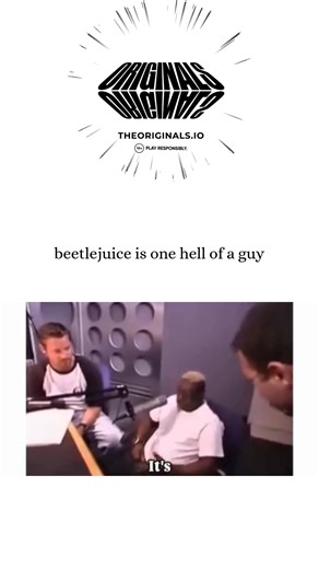 Shall we laugh? on Instagram: "#onlyoriginals #theoriginals This video features a legendary moment from the Howard Stern Show, where the iconic Beetlejuice finds himself in a comedic loop while trying to repeat a simple phrase. Captioned "beetlejuice is one hell of a guy," the clip captures the host asking Beetlejuice to repeat "It was September 11th." Beetlejuice, in his signature deadpan style, responds with a series of confusing yet hilarious interjections, asking "Who me?" and eventually con