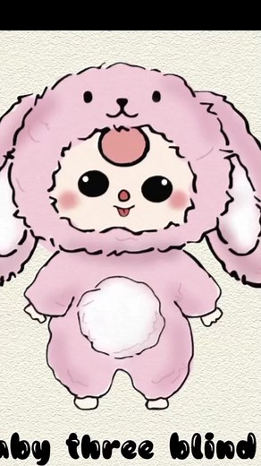 Cách Vẽ Baby Three Đơn Giản