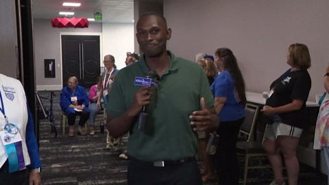 Motor Maids, the oldest women's motorcycle club in North America, riding through Spokane for annual convention