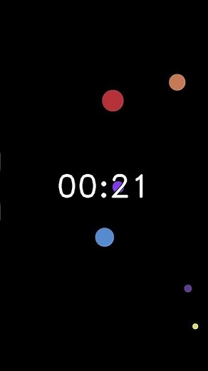 ⏳ 36 Second Countdown Timer | Shapes Animation | Time's Up Alert