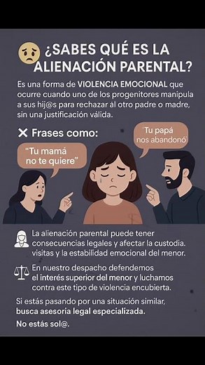 🎭 ¿Sabes qué es la Alienación Parental?