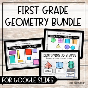 First Grade Geometry for Google Slides - Distance Learning