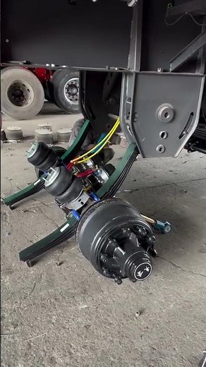 Heavy Duty Semi Truck Air Suspension Setup! 🚛🔧