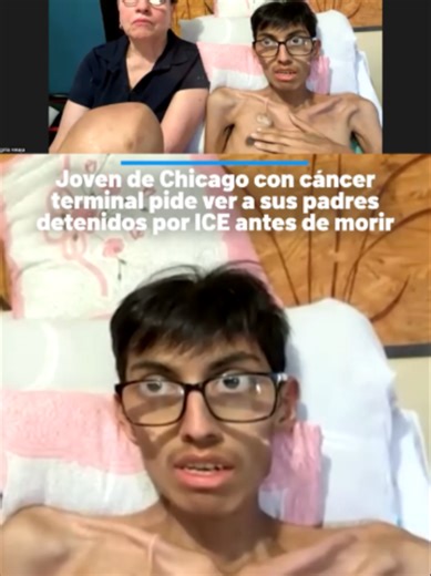 Kevin González, de 18 años, enfrenta cáncer de colon en etapa 4 y pasa sus últimos días en Durango, México, mientras hace un desesperado llamado para poder ver a sus padres. Ellos fueron detenidos por inmigración en Arizona tras intentar cruzar la frontera para estar con su hijo gravemente enfermo.