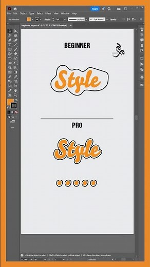 How to make editable text with outline stroke in illustrator 🧡 #design #illustration #tutorial #art