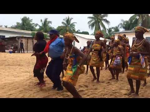 Agbadza dance Volta region of Ghana.