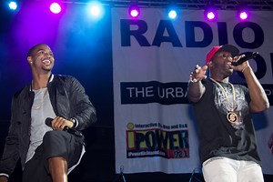 50 Cent Brings Out Trey Songz At Stone Soul 2014 Festival