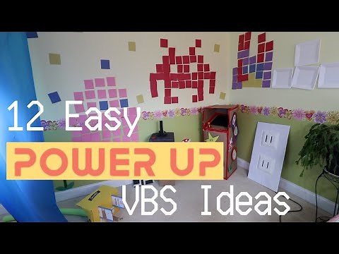 12 Easy Power Up VBS Decoration Ideas | DIY + Inexpensive | Tutorial Tuesday Ep. 80