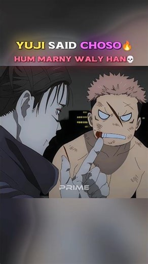 Yuji Asked🔥Hum Marny Waly Han😈🥶 #jujutsukaisen #itadori #choso #viralshorts