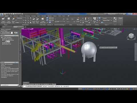 Converting Solid Models into Equipment in Autocad Plant 3D