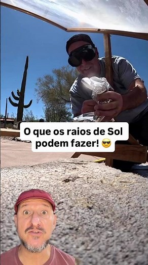 O que os raios de Sol podem fazer no alumínio!