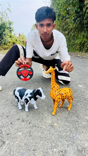 New Remote control giraffe And Cow ki unboxing Doko 😱