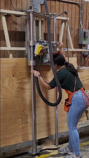 Home Depot Panel Saw Operation - Cutting Plywood