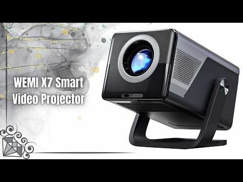 WEMI X7 Projector Review | 2000 ANSI Native 1080P Smart Projector!