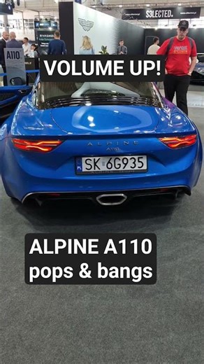 ALPINE A110. Can a modern 1.8 engine sound good? YES, it can!