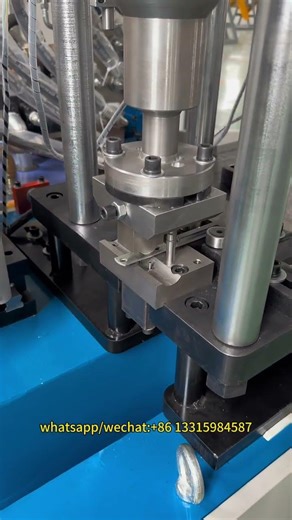 Automatic clamp making machine #clampformingmachine #ribs #saddles