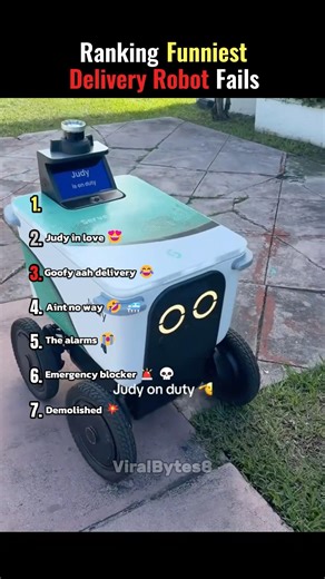 Ranking Funniest Delivery Robot Fails 😭