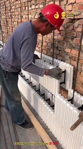 DIY renovations : Smart idea using styrofoam mold casting concrete wall