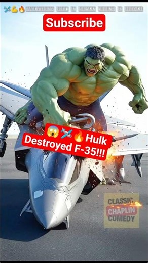 🛩️😱🤜🔥Everything Used In Human Killing Is Illegal#shorts#viralvideo#hulk#viral#hulkaction#Aivcf