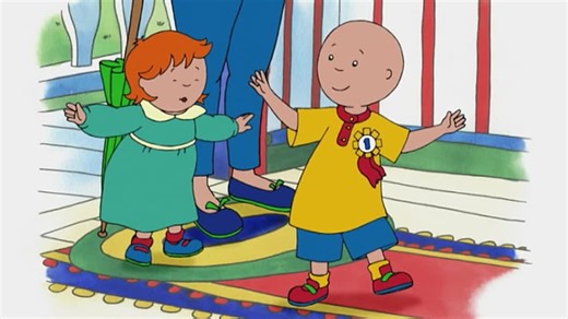 Caillou S03:E91 - Dancing at Grandmas // Mystery Valentine // Play Ball! // Dogsled Ahead!